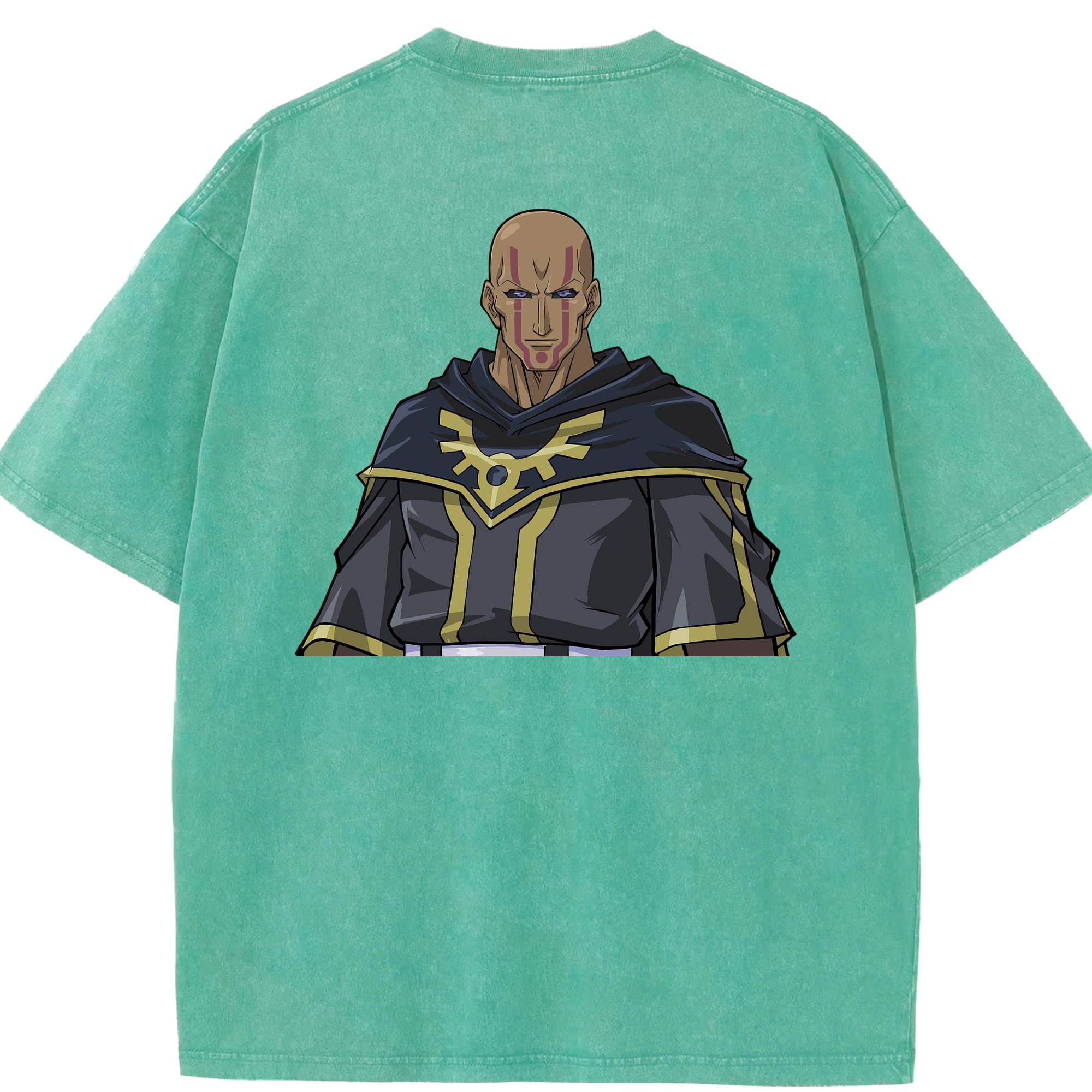 （画像用） 遊☆戯☆王 Yu-Gi-Oh! 綿100% ヴィンテージ風 半袖Tシャツ（背面プリント）